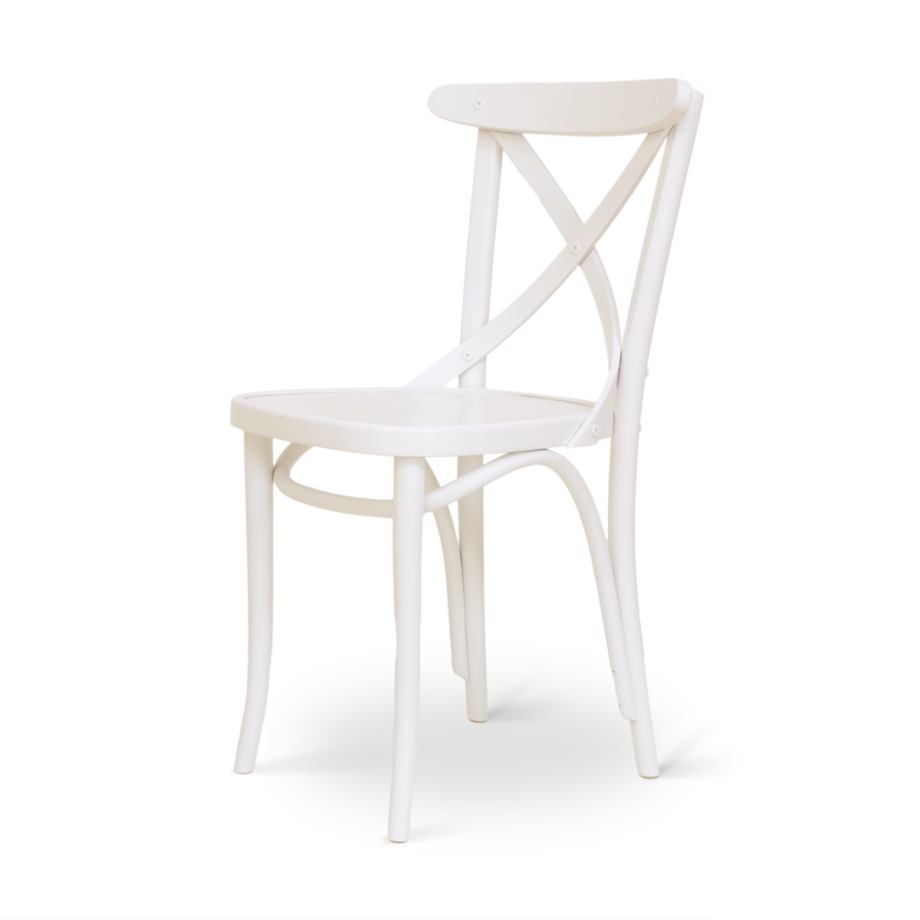 Claire houten eetkamerstoel wit Claire houten eetkamerstoel wit afbeelding 1