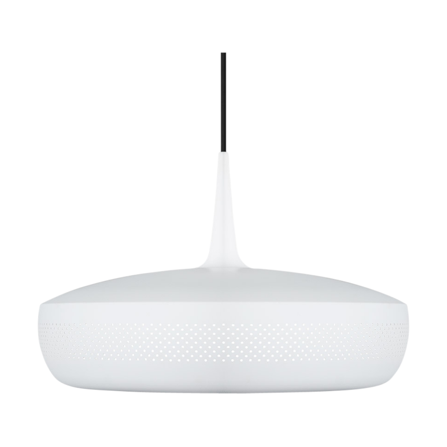 Clava Dine hanglamp matt white - met koordset zwart - Ø 43 cm Clava Dine hanglamp matt white - met koordset zwart - Ø 43 cm afbeelding 1