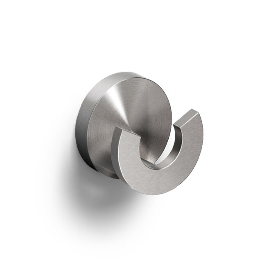 Clou Flat handdoekhaak dubbel RVS geborsteld CL/09.02066.41 Clou Flat handdoekhaak dubbel RVS geborsteld CL/09.02066.41 afbeelding 1