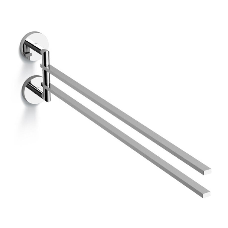 Clou Flat handdoekrek 48.7cm dubbel chroom CL/09.02055 afbeelding 1
