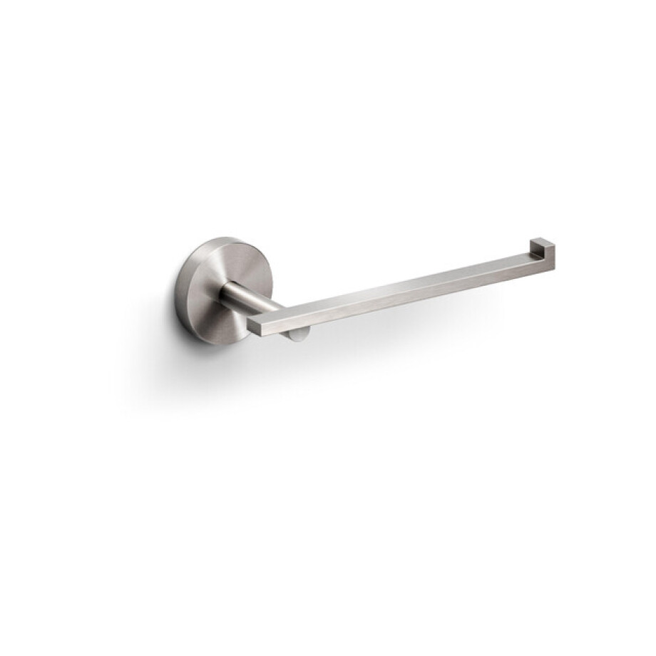 Clou Flat toiletrolhouder 16.5x4.8cm l-vorm zonder klep RVS geborsteld CL/09.02030.41 afbeelding 1