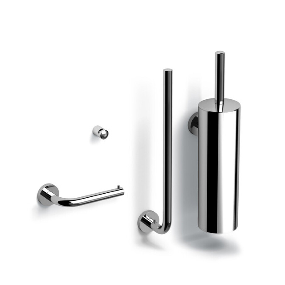 Clou InBe accesoireset 16x19cm chroom IB/09.60099.01 Clou InBe accesoireset 16x19cm chroom IB/09.60099.01 afbeelding 1