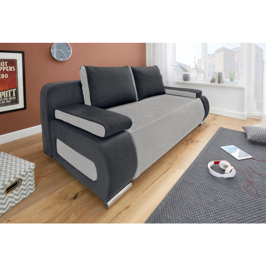 COLLECTION AB Slaapbank Moritz met slaapbank functie en bedbox, comfortabele binnenvering afbeelding 1