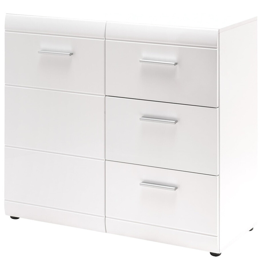 Commode Adana 86x96 cm hoog wit afbeelding 1