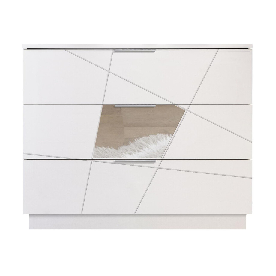 Commode Vittoria 104 cm breed mat wit afbeelding 1