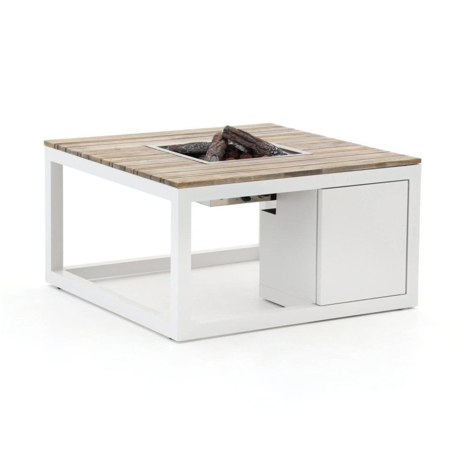 Cosiraw lounge vuurtafel 100x100x55cm - Laagste prijsgarantie! afbeelding 1