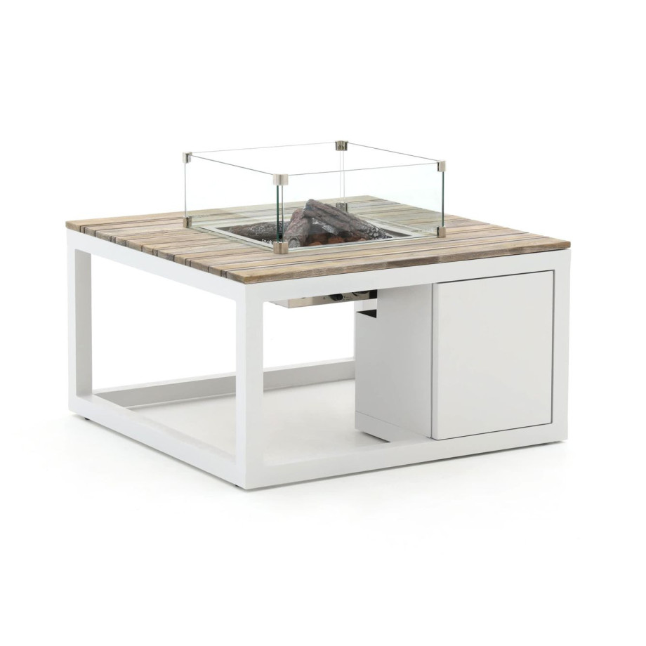 Cosiraw lounge vuurtafel 100x100x55cm - Laagste prijsgarantie! afbeelding 1