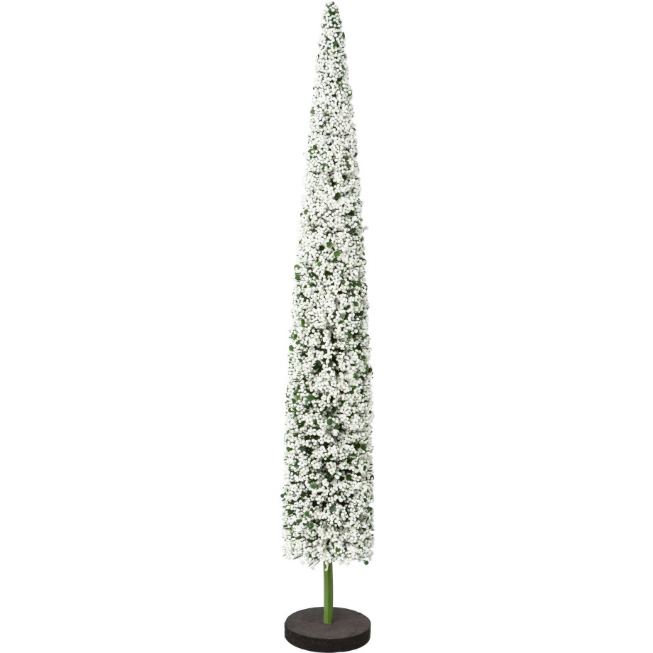 Creativ deco Deco-boom Kerst versiering op hoogwaardige houten basis, met parels versierd, hoogte 60 cm (1 stuk) afbeelding 1