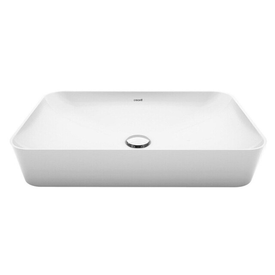 Creavit Ultra Keramische opbouw Wastafel - 60X40CM - mat wit UL060-00MB00E-0000 afbeelding 1