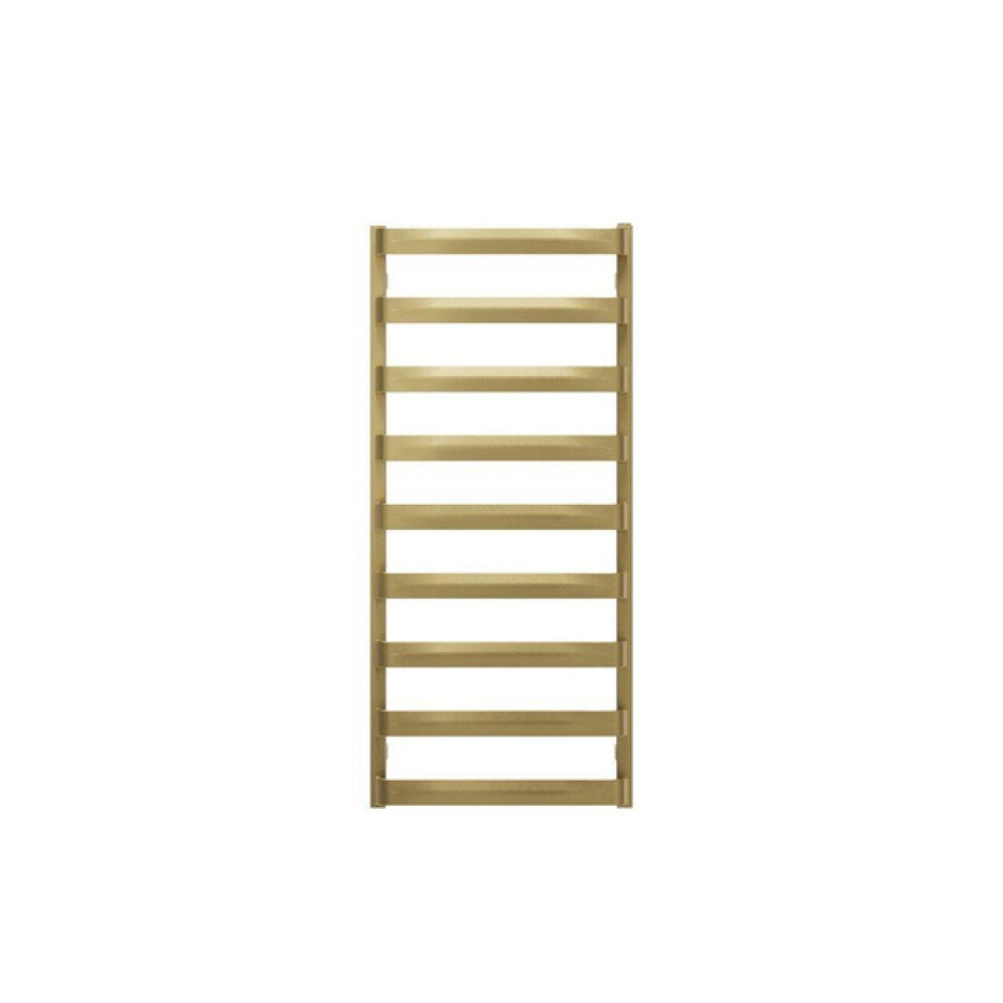 Crosswater Air handdoekradiator - 50x115cm - 444watt - geborsteld messing AR50X1150F Crosswater Air handdoekradiator - 50x115cm - 444watt - geborsteld messing AR50X1150F afbeelding 1