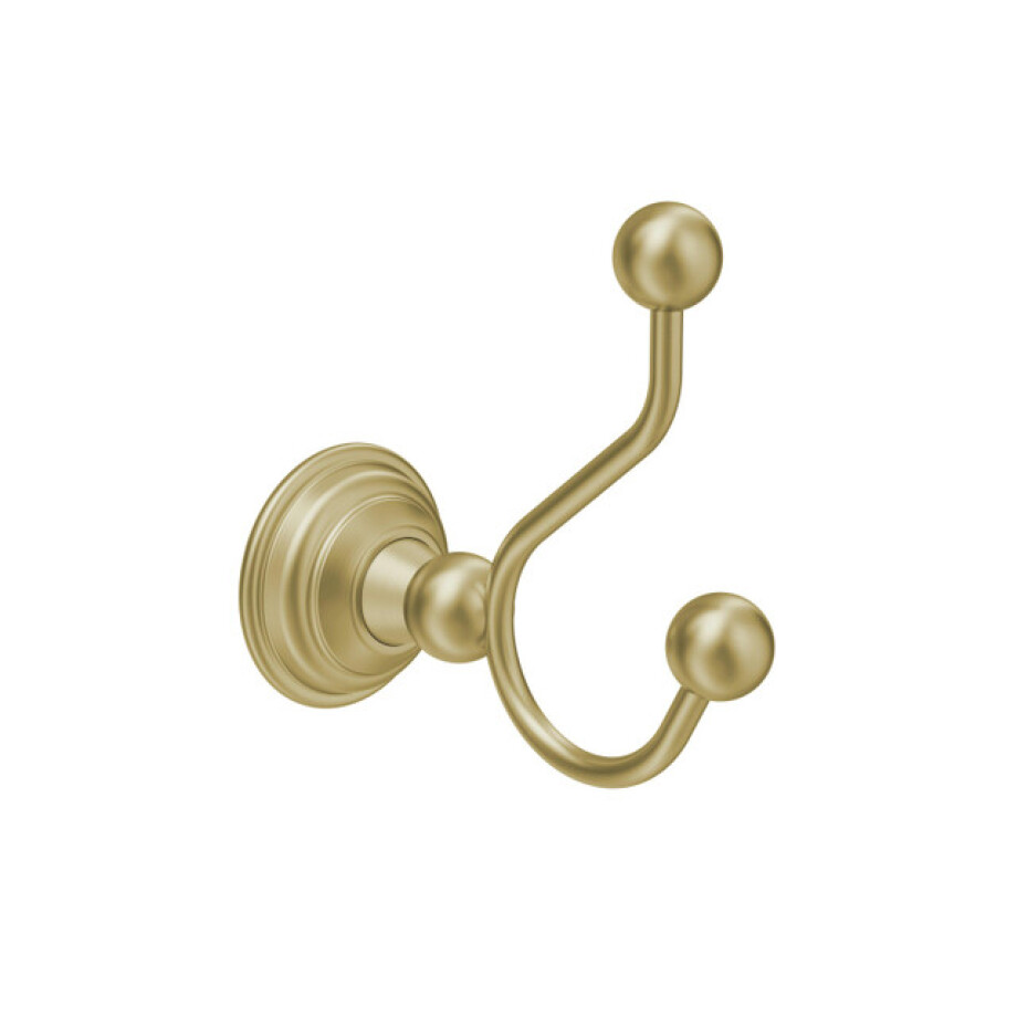 Crosswater Belgravia Handdoekhaak - dubbel - geborsteld messing (goud) BL022F afbeelding 1