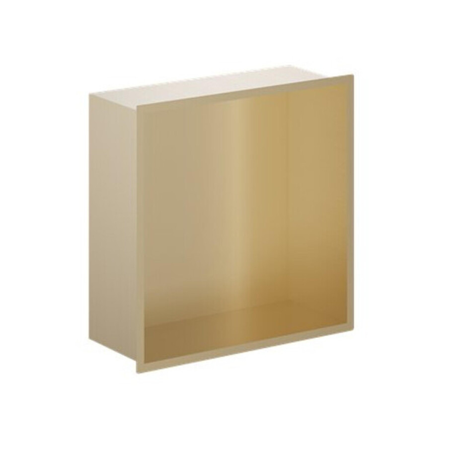 Crosswater Douche Nis - 30.5x30.5cm - Geborsteld messing NI305305F afbeelding 1