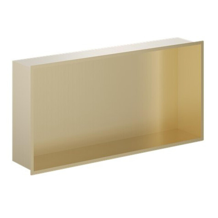 Crosswater Douche Nis - 61x30.5cm - geborsteld messing NI305610F afbeelding 1