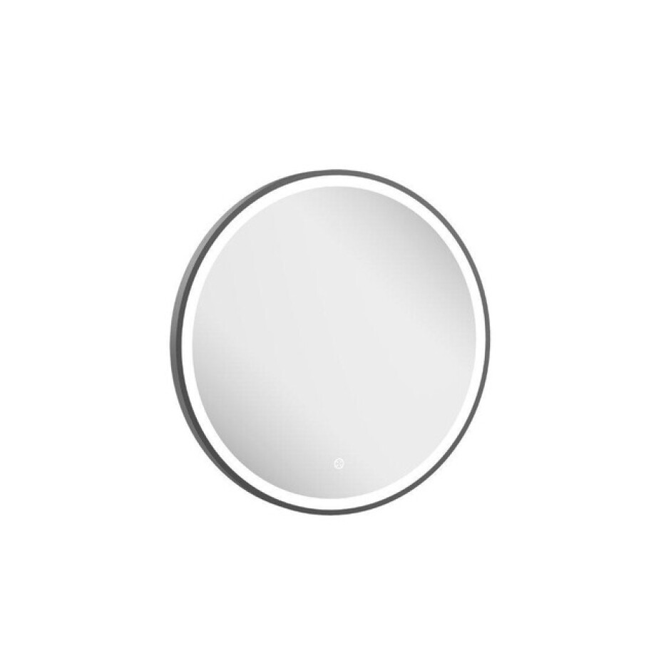 Crosswater Infinity Spiegel - met verlichting - rond - 60cm - geborsteld slate (gunmetal) IF_MIRROR60T afbeelding 1