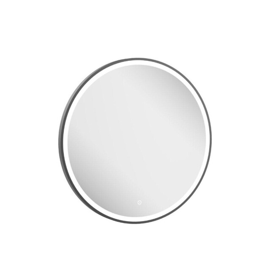 Crosswater Infinity Spiegel - met verlichting - rond - 70cm - geborsteld slate (gunmetal) IF_MIRROR70T afbeelding 1