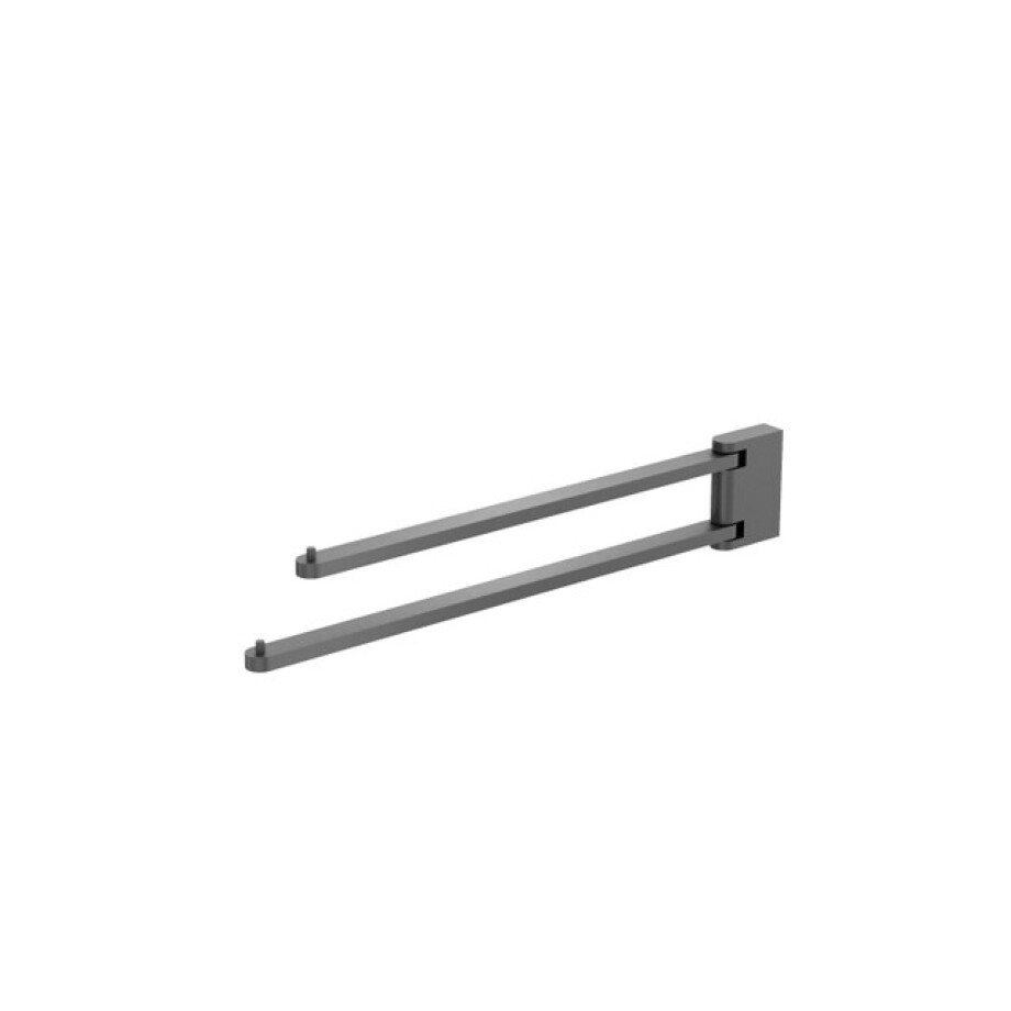 Crosswater MPRO Handdoekstang - 44.6cm - draaibaar - leisteen PRO047T afbeelding 1
