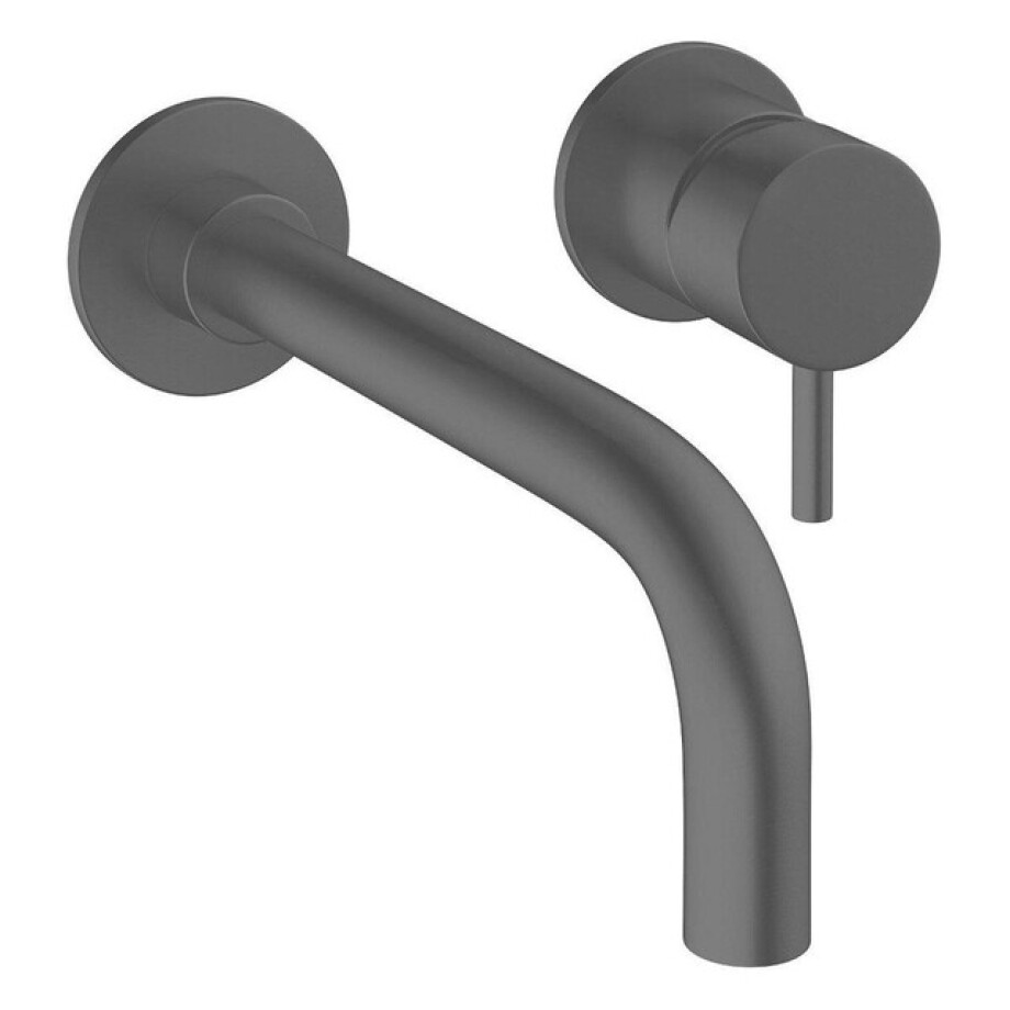 Crosswater MPRO inbouw wastafelkraan 2 gats met inbouwdeel en 14cm en 22cm uitloop slate (gunmetal) SW928155/2x sw84108 Crosswater MPRO inbouw wastafelkraan 2 gats met inbouwdeel en 14cm en 22cm uitloop slate (gunmetal) SW928155/2x sw84108 afbeelding 1