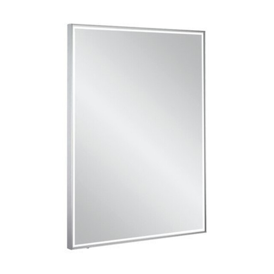 Crosswater MPRO spiegel met verlichting - 80x60cm - LED - verticaal/horizontaal - geborsteld RVS MP6080V afbeelding 1
