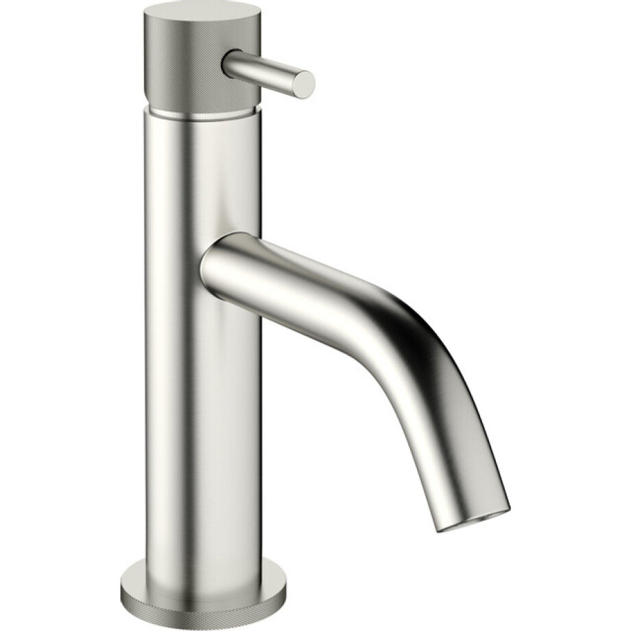 Crosswater MPRO Wastafelkraan - geribbeld - RVS geborsteld PRO110DNV_K Crosswater MPRO Wastafelkraan - geribbeld - RVS geborsteld PRO110DNV_K afbeelding 1