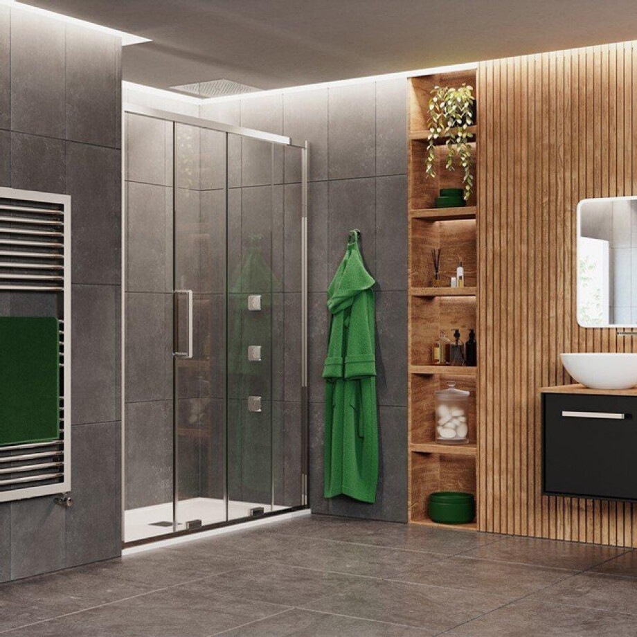 Crosswater Optix 10 Schuifdeur - 120x200cm - softclose - gepolijst RVS OXSLSC1200 Crosswater Optix 10 Schuifdeur - 120x200cm - softclose - gepolijst RVS OXSLSC1200 afbeelding 1