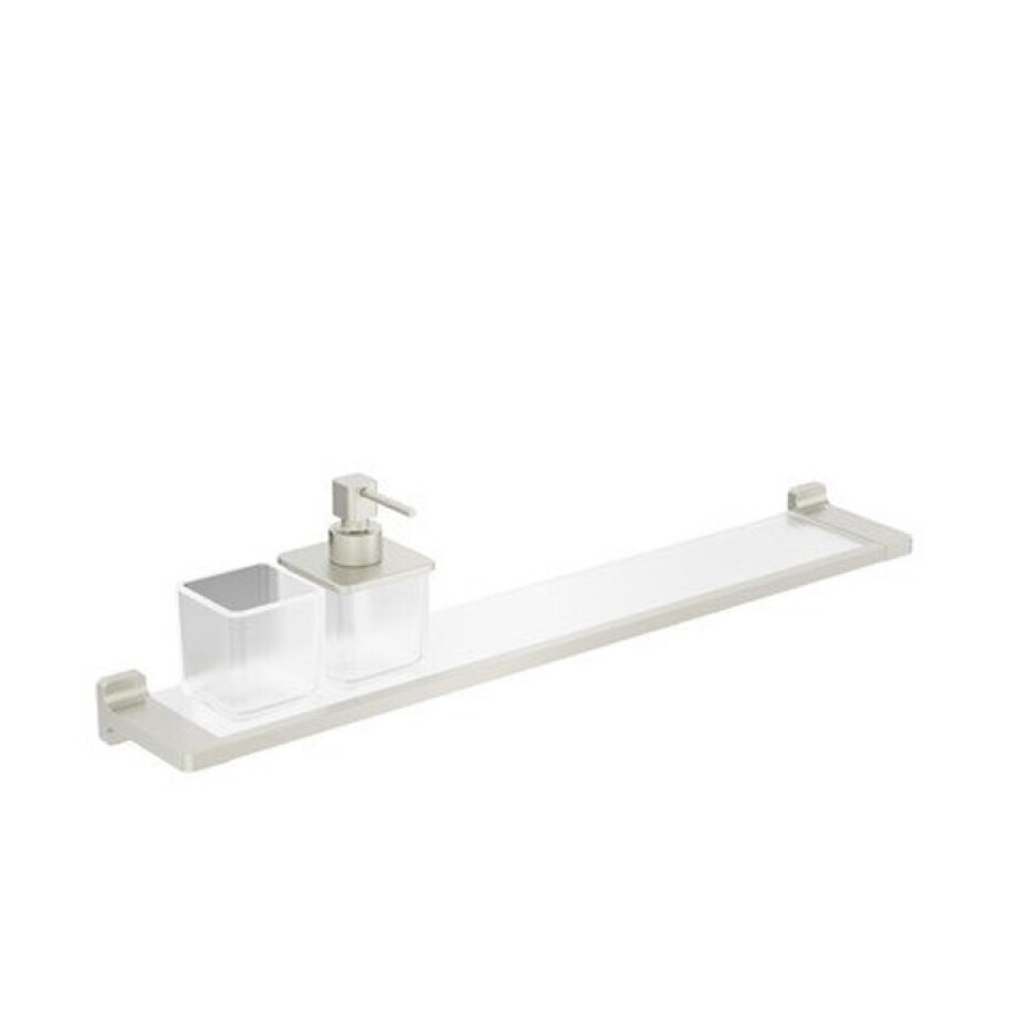 Crosswater Rotar Planchet - 60cm - zeepdispenser - beker - RVS RT001V afbeelding 1