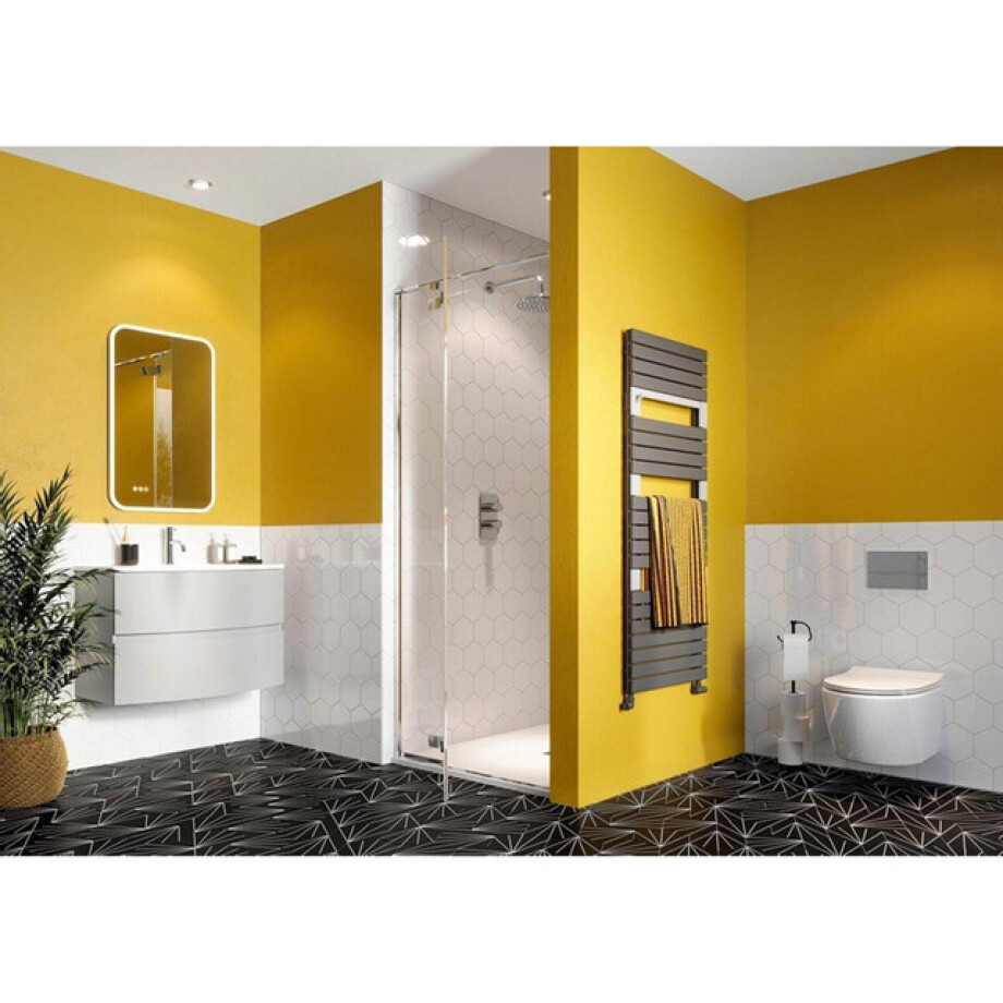 Crosswater Svelte douchedeur 120x200 chroom SHDSC1200 afbeelding 1