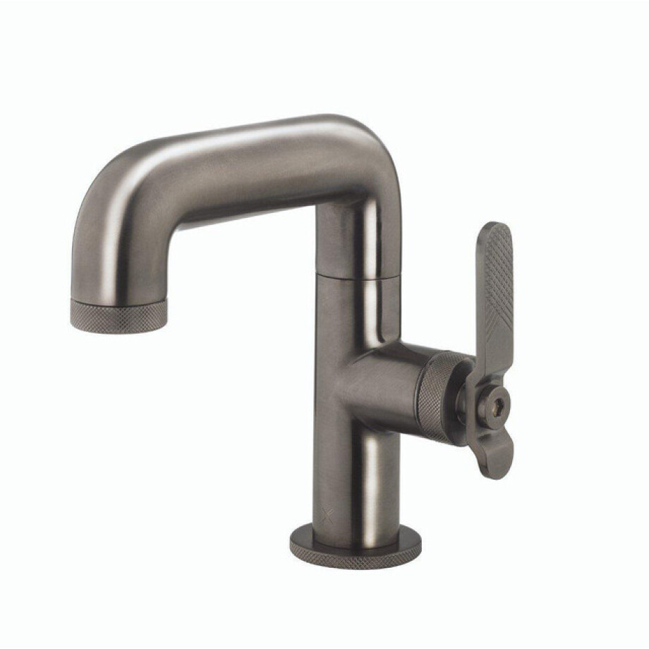 Crosswater Union Wastafelkraan - opbouw - enkel - brushed black chrome (gunmetal) UB110DNB afbeelding 1
