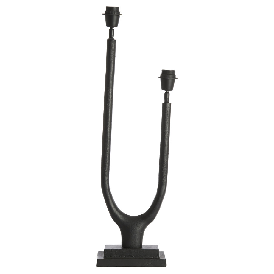 Light & Living Tafellamp 'Gavi' 2-Lamps, kleur Mat Zwart (excl. kap) Light & Living Tafellamp 'Gavi' 2-Lamps, kleur Mat Zwart (excl. kap) afbeelding 1