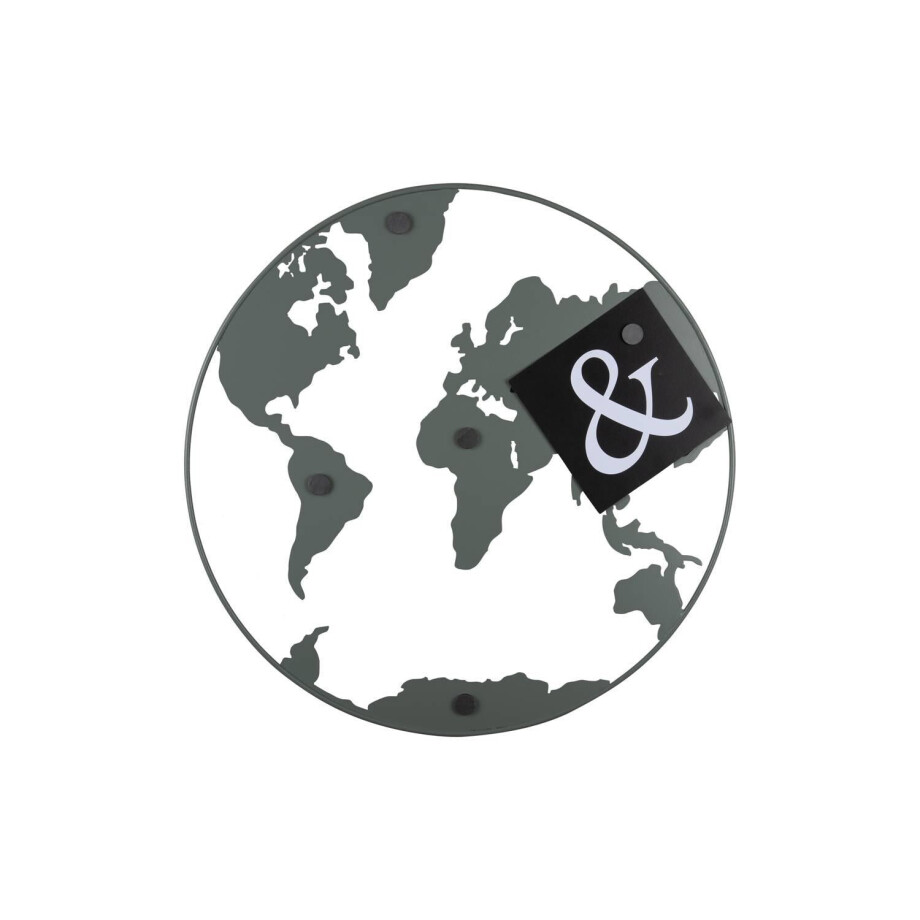 Memobord World Map | Present Time afbeelding 1