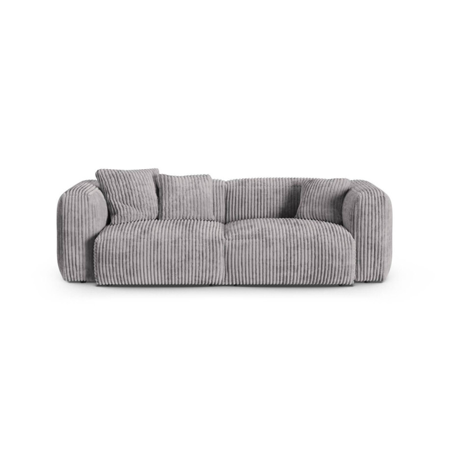 Modulaire 3-zitsbank Martina ribstof | Micadoni Home afbeelding 1