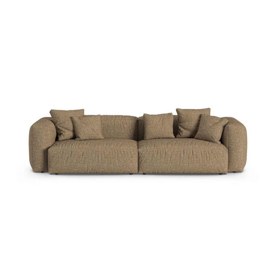 Modulaire 4-zitsbank Martina bouclé | Micadoni Home Modulaire 4-zitsbank Martina bouclé | Micadoni Home afbeelding 1