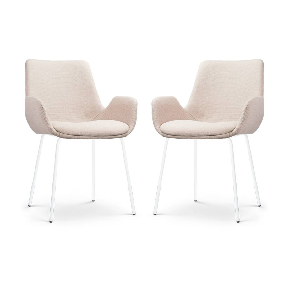 Set van 2 eetkamerstoelen Nora-Eef | Nolon afbeelding 1