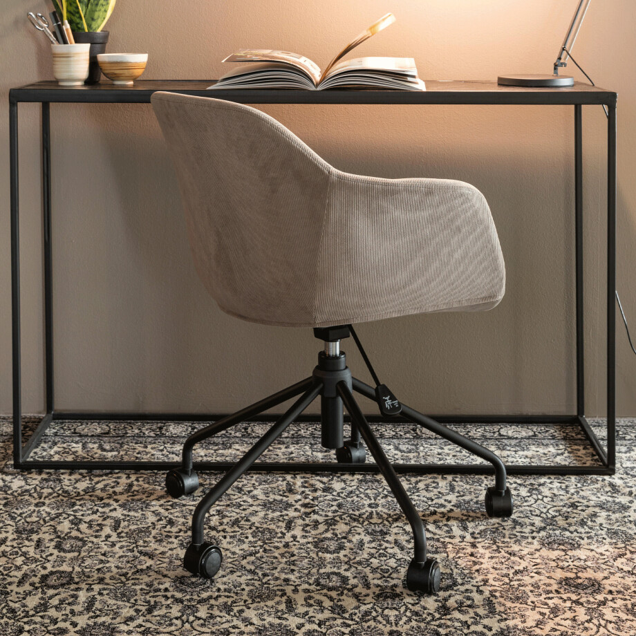 ZILT Bureaustoel 'Mauricio' Rib, kleur Grijs afbeelding 1