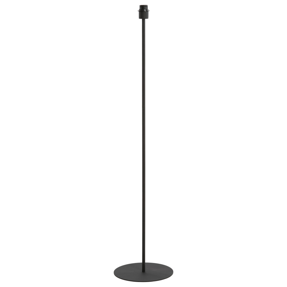 Light & Living Vloerlamp 'Renato' 135cm, kleur Mat Zwart (excl. kap) afbeelding 1