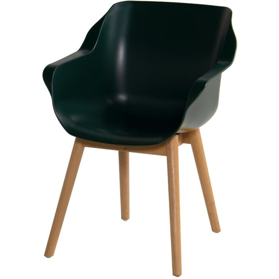 Hartman Armstoel Sophie Studio Night Green Teak afbeelding 