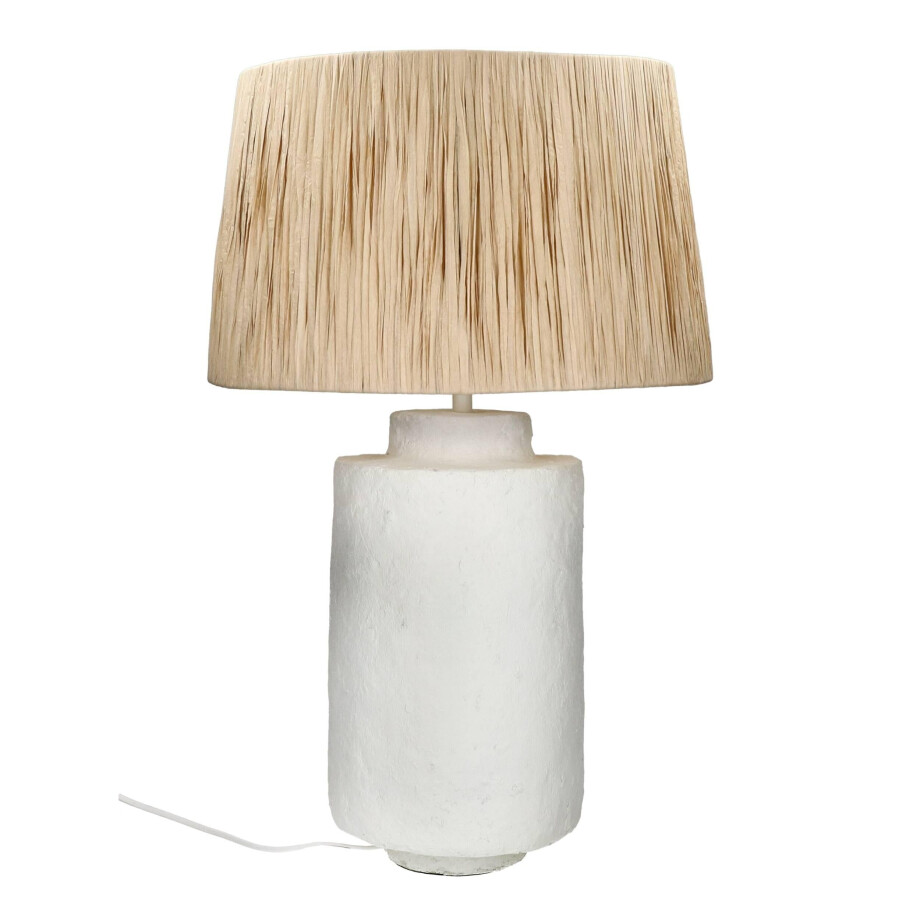 Tafellamp Felisa papier-maché | Pomax afbeelding 1