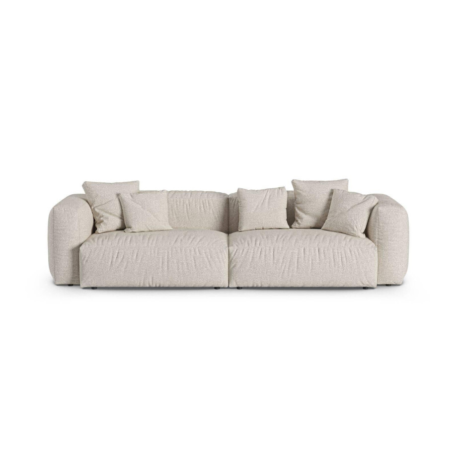 Modulaire 4-zitsbank Martina bouclé | Micadoni Home Modulaire 4-zitsbank Martina bouclé | Micadoni Home afbeelding 1