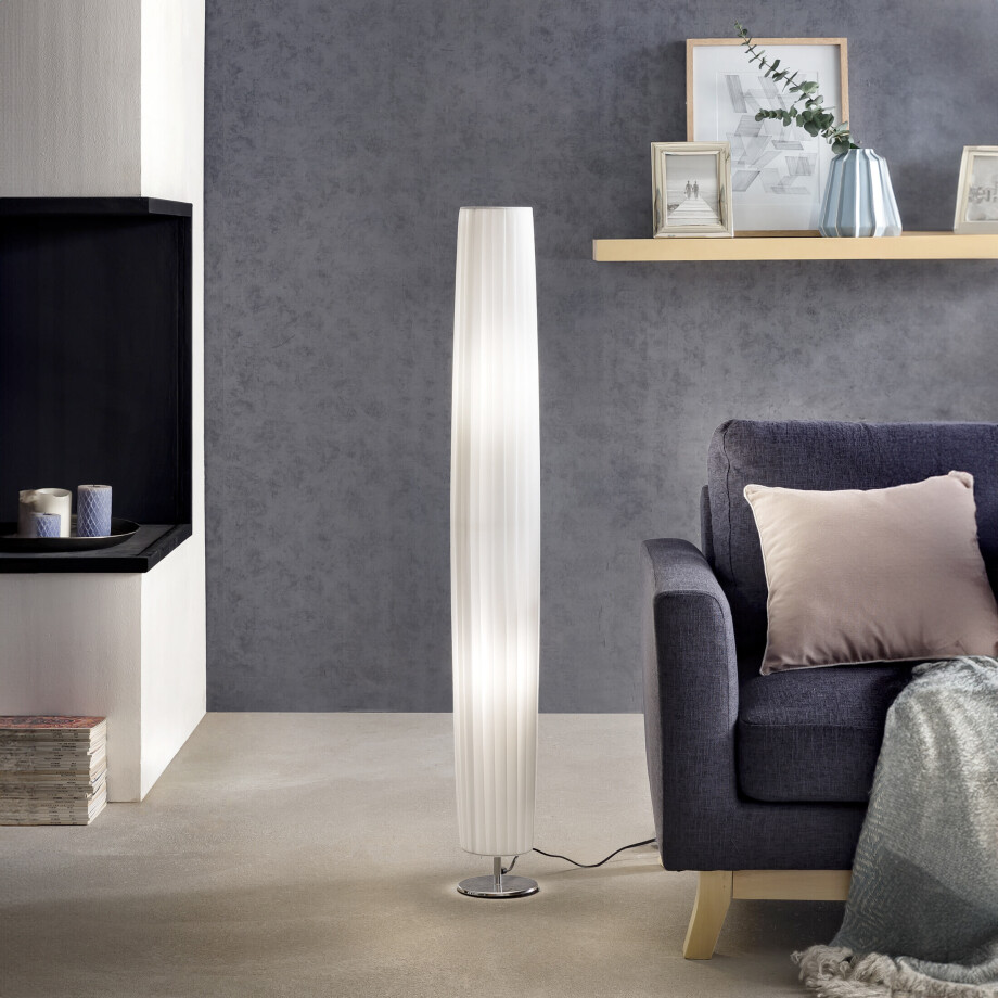 Artistiq Vloerlamp 'Dani' 120cm hoog, kleur wit afbeelding 1