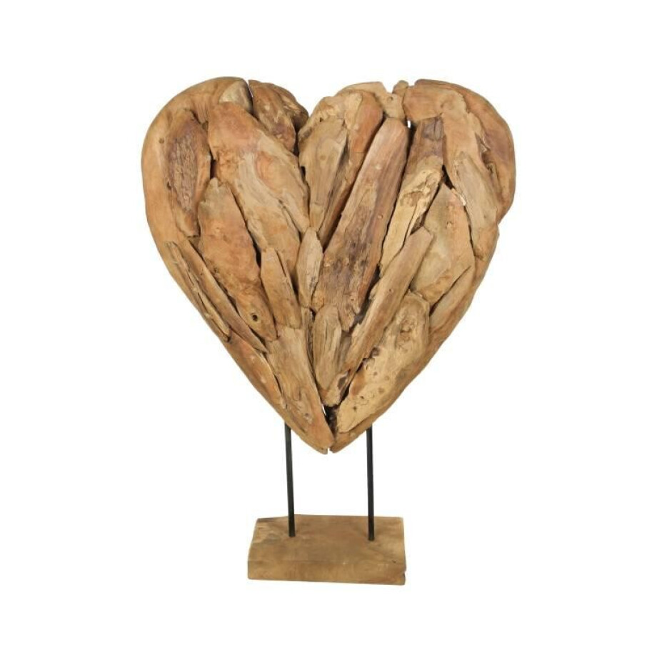 Decoratief object Love teakhout | HSM Collection afbeelding 1