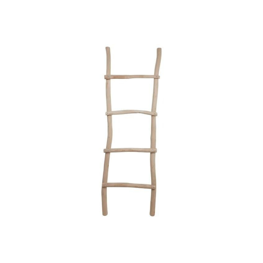 Decoratieve ladder Napels teakhout | HSM Collection afbeelding 1
