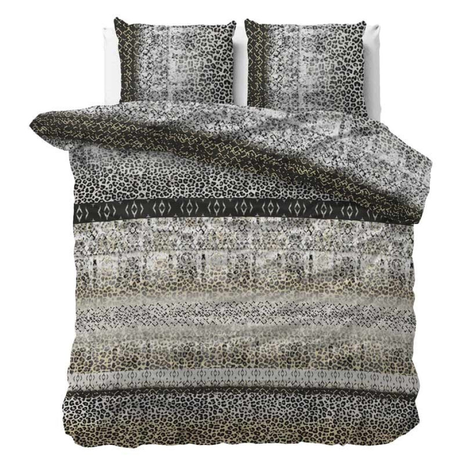 Dekbedovertrek August - Lits-Jumeaux (240x220 Cm) - Groen Polyester-katoen - Dieren - Sleeptime Elegance - Dekbed-Discounter.nl Dekbedovertrek August - Lits-Jumeaux (240x220 Cm) - Groen Polyester-katoen - Dieren - Sleeptime Elegance - Dekbed-Discounter.nl afbeelding 1