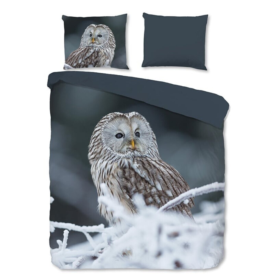 Dekbedovertrek Katoen - Bennie - Eenpersoons (140x200 Cm) - Meerkleurig Katoen - Luxe & Natuur & Dieren - Good Morning - Dekbed-Discounter.nl afbeelding 1