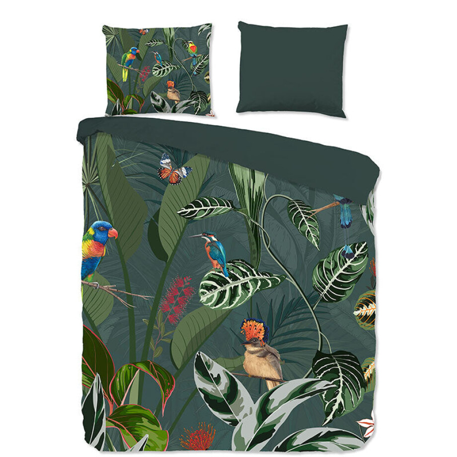 Dekbedovertrek Katoen - Charlotte - Lits-Jumeaux (240x220 Cm) - Meerkleurig Katoen - Natuur & Dieren - Good Morning - Dekbed-Discounter.nl afbeelding 1