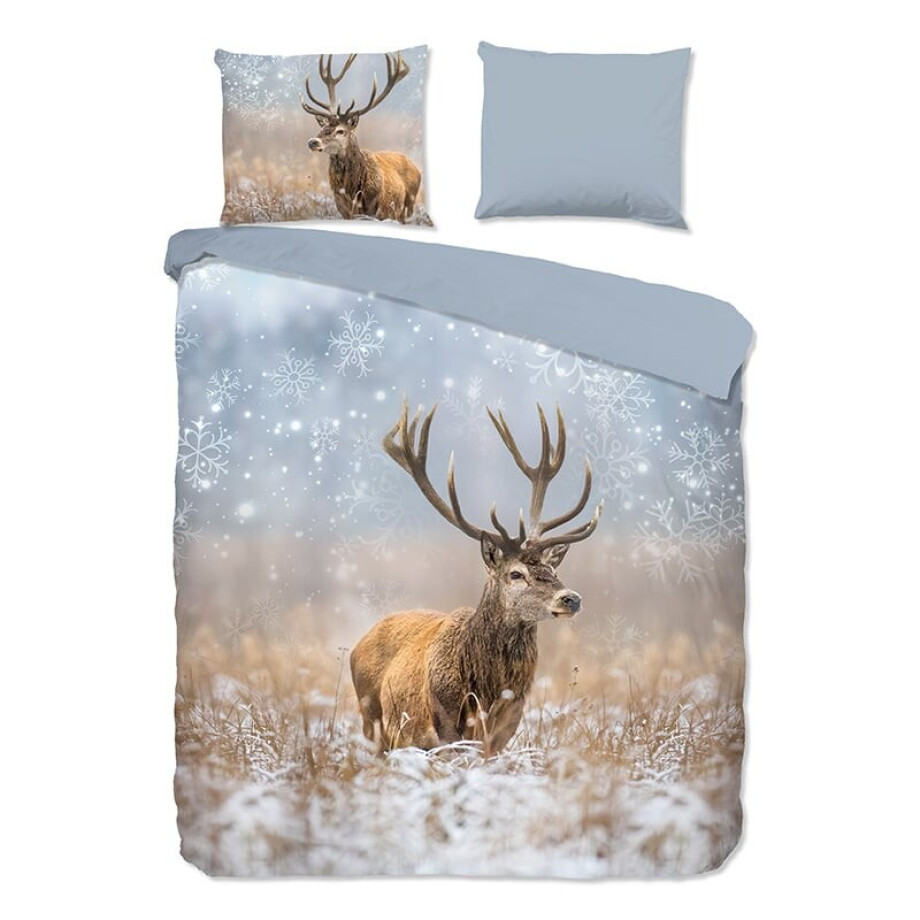 Dekbedovertrek Katoen-Flanel - Jolly - Tweepersoons (200x200 Cm) - Blauw Katoen Flanel - Natuur & Dieren - Good Morning - Dekbed-Discounter.nl Dekbedovertrek Katoen-Flanel - Jolly - Tweepersoons (200x200 Cm) - Blauw Katoen Flanel - Natuur & Dieren - Good Morning - Dekbed-Discounter.nl afbeelding 1