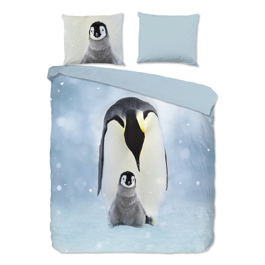 Dekbedovertrek Katoen-Flanel - Pinga - Lits-Jumeaux XL (260x200 Cm) - Blauw Katoen Flanel - Natuur & Dieren - Good Morning - Dekbed-Discounter.nl Dekbedovertrek Katoen-Flanel - Pinga - Lits-Jumeaux XL (260x200 Cm) - Blauw Katoen Flanel - Natuur & Dieren - Good Morning - Dekbed-Discounter.nl afbeelding 1