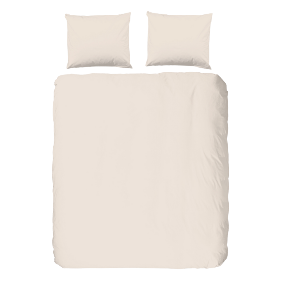 Dekbedovertrek Katoen Percale Lichte Kleuren Effen 140x200 Cm Zand Anti Allergie & Anti Huisstofmijt Good Morning - Dekbed-Discounter.nl Dekbedovertrek Katoen Percale Lichte Kleuren Effen 140x200 Cm Zand Anti Allergie & Anti Huisstofmijt Good Morning - Dekbed-Discounter.nl afbeelding 1