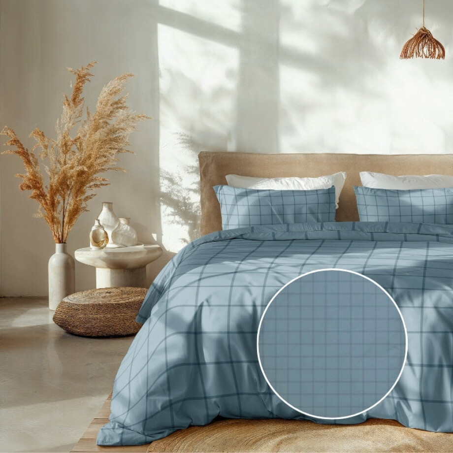 Dekbedovertrek Katoen Satijn Diamante Blauw Tweepersoons (200x200 Cm) Blauw Katoen Satijn Ruiten Heckett Lane - Overtrek - 200x200 Cm - Dekbed-Discounter.nl Dekbedovertrek Katoen Satijn Diamante Blauw Tweepersoons (200x200 Cm) Blauw Katoen Satijn Ruiten Heckett Lane - Overtrek - 200x200 Cm - Dekbed-Discounter.nl afbeelding 1