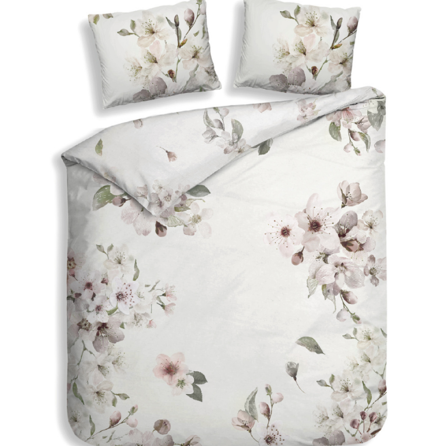 Dekbedovertrek Katoen-Satijn - Double Face - Fai - Lits-Jumeaux (240x220 Cm) - Off-white Katoen-satijn - Bloemen - Heckett Lane - Dekbed-Discounter.nl Dekbedovertrek Katoen-Satijn - Double Face - Fai - Lits-Jumeaux (240x220 Cm) - Off-white Katoen-satijn - Bloemen - Heckett Lane - Dekbed-Discounter.nl afbeelding 1
