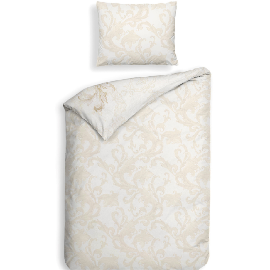 Dekbedovertrek Katoen-Satijn - Double Face - Lauren - Eenpersoons (140x200 Cm) - Off-white Katoen-satijn - - Heckett Lane - Dekbed-Discounter.nl Dekbedovertrek Katoen-Satijn - Double Face - Lauren - Eenpersoons (140x200 Cm) - Off-white Katoen-satijn - - Heckett Lane - Dekbed-Discounter.nl afbeelding 1