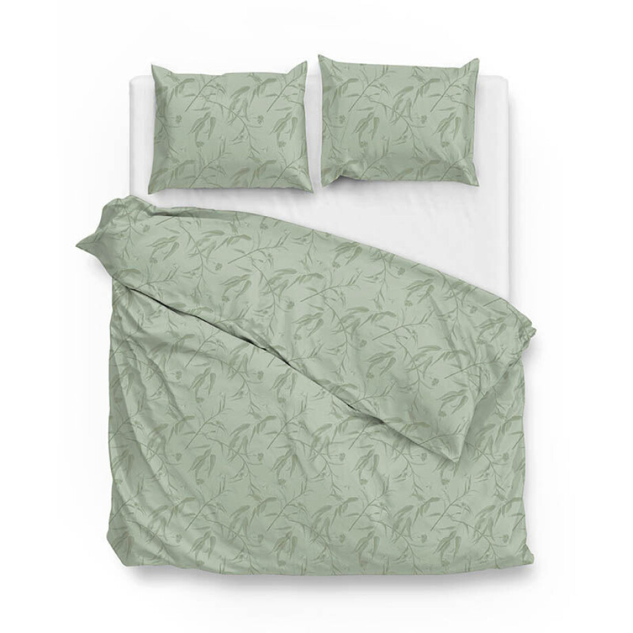 Dekbedovertrek Katoen-Satijn - Fiora Di Satinado - Foam Green - Lits-Jumeaux XL (260x200 Cm) - Groen Katoen-satijn - Natuur - Zo!Home - Dekbed-Discounter.nl Dekbedovertrek Katoen-Satijn - Fiora Di Satinado - Foam Green - Lits-Jumeaux XL (260x200 Cm) - Groen Katoen-satijn - Natuur - Zo!Home - Dekbed-Discounter.nl afbeelding 1